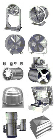 Production of air scrubber blowers, fume collector fans,  positive displacement blowers, Aeroven Blowers, Twin City, NYB fans, blowers & fans repair and rebuild, Lau fans, plug fans ventilators, sheldons fans blowers, cooling fans, FRP ventilators, industrial mancoolers, Cincinnati fans / blowers,  air polution control ventilators, blowers and fan exhaust systems, air make-up fans, air knife pressure blowers, high pressure blowoff fans, burner blowers, combustion process fans, conveyor blow-off fans, air canon fans, dust collector blowers, finishing systems fans, fan exhausters, fume exhaust ventilators, furnace fan blowers, incinerator fans.