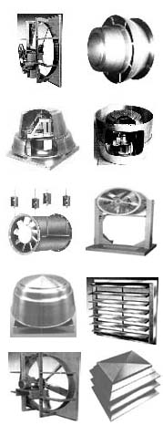 Sales of industrial fans, blowers, ventilators.