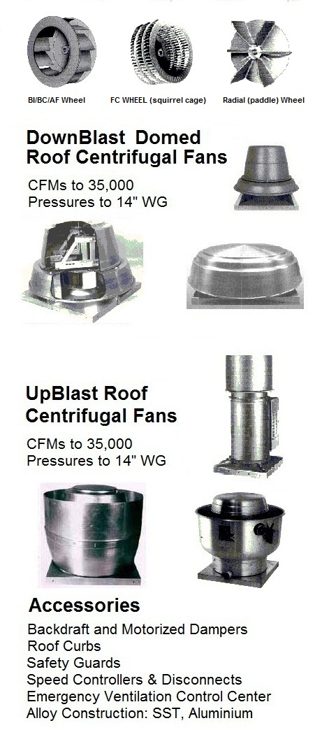 Repair of industrial radial ventilators, fan wheels, blower impellers, stainless steel ventilators, combustion pressure blowers, high temperature industrial ventilators, material handling blower fnas, paddle radial ventilators / fans, high temperature oven ventilators, compact blowers, blowoff fans blowers, blower blade impellers, SST blowers & fans, wall exhaust blowers, duct ventilators, roof / wall supply ventilators, industrial high pressure ventilators, stainless ventilators, explosion-proof fans, replacement ventilators.