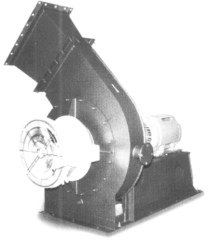 Heavy duty industrial airfoil fans and blowers.
